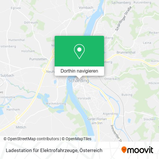 Ladestation für Elektrofahrzeuge Karte