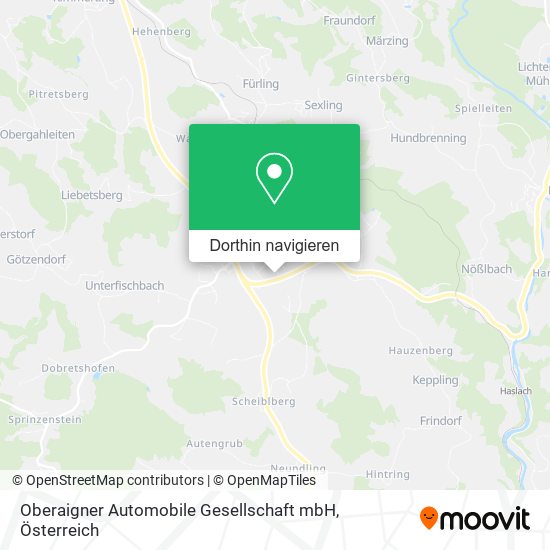 Oberaigner Automobile Gesellschaft mbH Karte