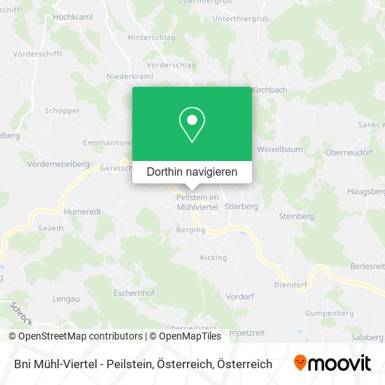 Bni Mühl-Viertel - Peilstein, Österreich Karte
