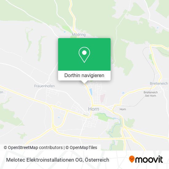 Melotec Elektroinstallationen OG Karte