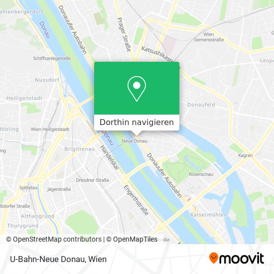U-Bahn-Neue Donau Karte