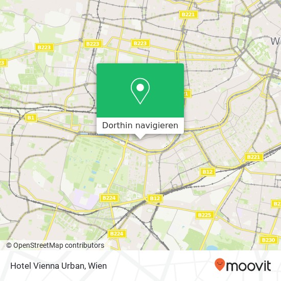 Hotel Vienna Urban Karte