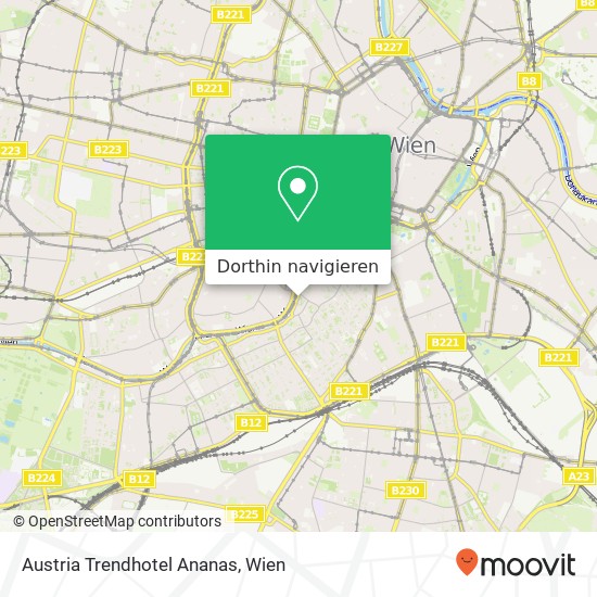 Austria Trendhotel Ananas Karte