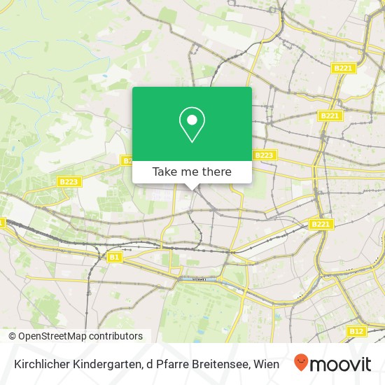 Kirchlicher Kindergarten, d Pfarre Breitensee Karte