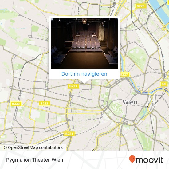 Pygmalion Theater Karte