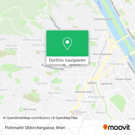 Flohmarkt Obkirchergasse Karte