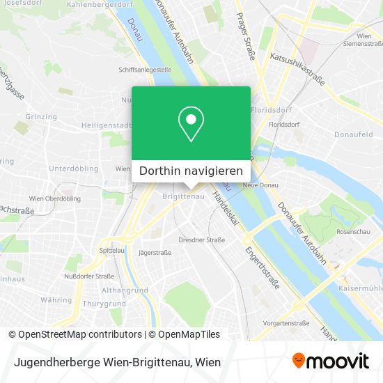 Jugendherberge Wien-Brigittenau Karte