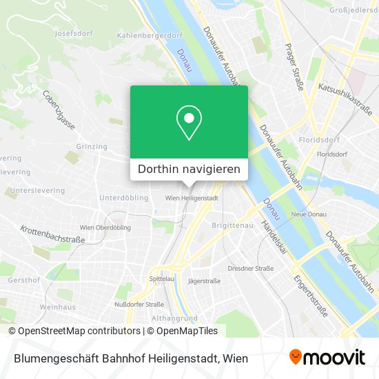 Blumengeschäft Bahnhof Heiligenstadt Karte