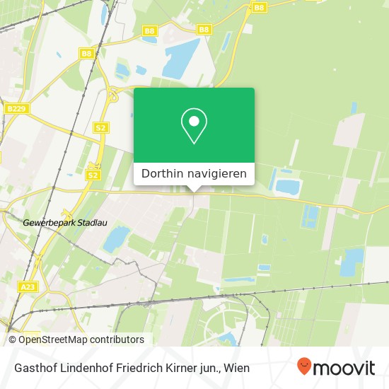 Gasthof Lindenhof Friedrich Kirner jun. Karte