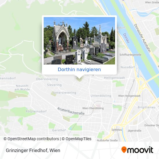 Grinzinger Friedhof Karte