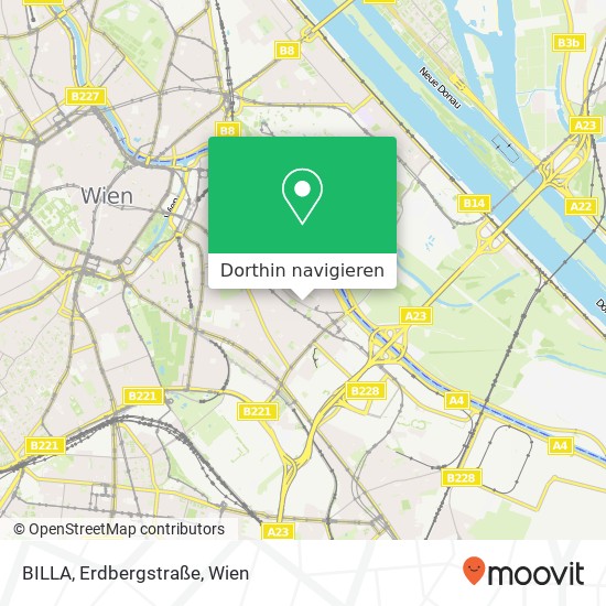 BILLA, Erdbergstraße Karte