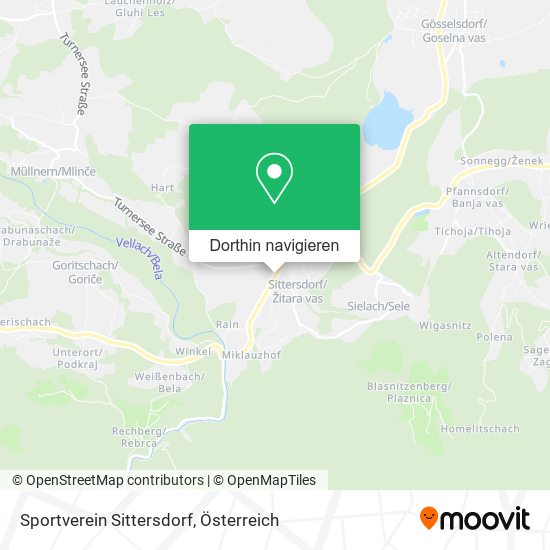 Sportverein Sittersdorf Karte