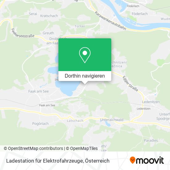 Ladestation für Elektrofahrzeuge Karte