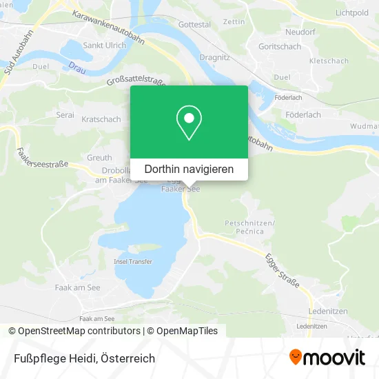 Fußpflege Heidi Karte