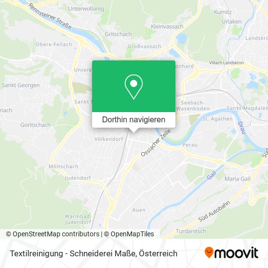 Textilreinigung - Schneiderei Maße Karte