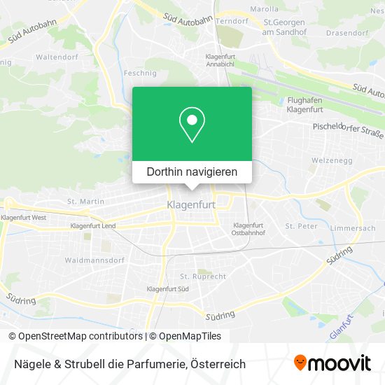 Nägele & Strubell die Parfumerie Karte