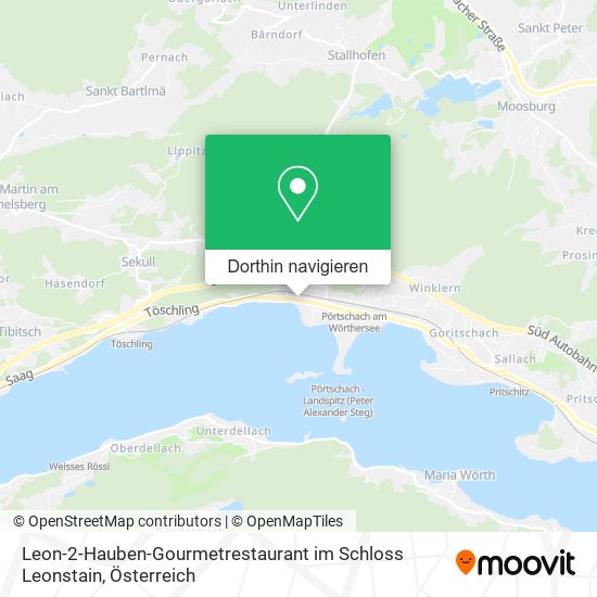 Leon-2-Hauben-Gourmetrestaurant im Schloss Leonstain Karte