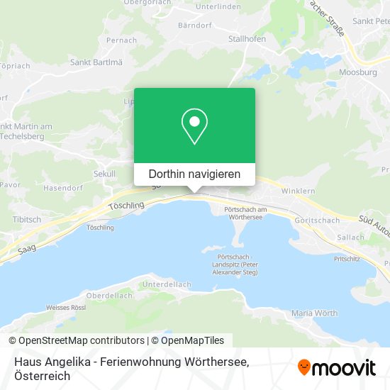 Haus Angelika - Ferienwohnung Wörthersee Karte