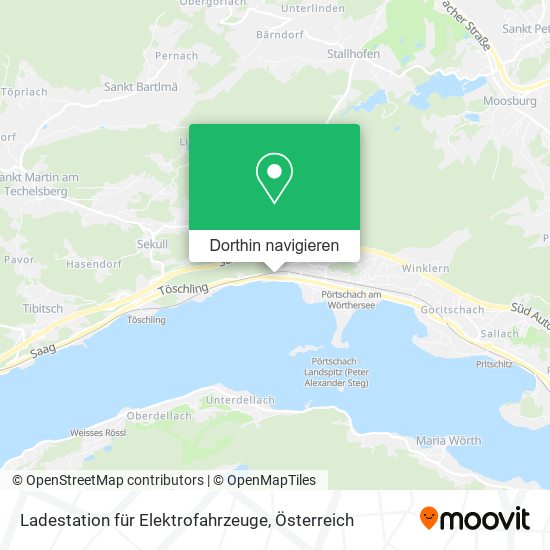 Ladestation für Elektrofahrzeuge Karte