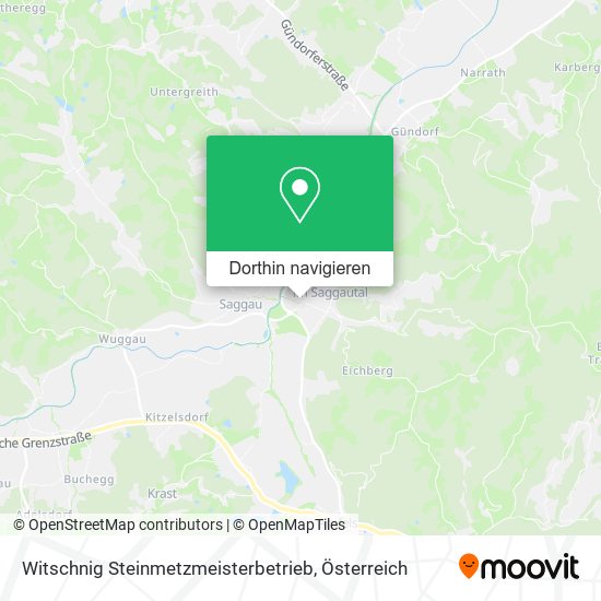 Witschnig Steinmetzmeisterbetrieb Karte