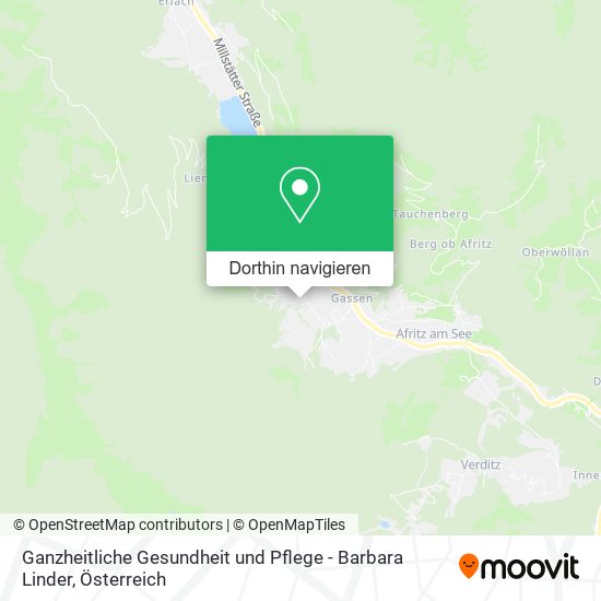 Ganzheitliche Gesundheit und Pflege - Barbara Linder Karte