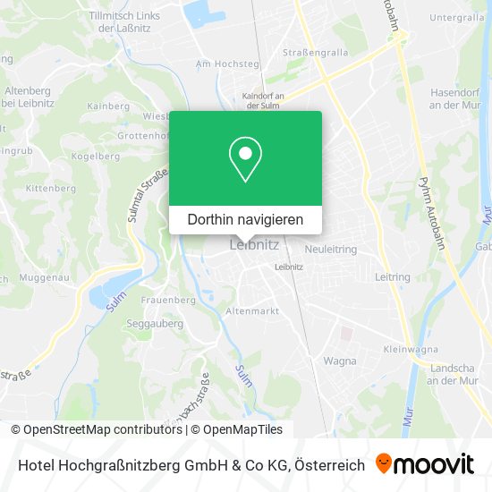 Hotel Hochgraßnitzberg GmbH & Co KG Karte