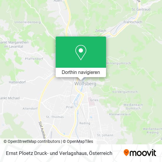 Ernst Ploetz Druck- und Verlagshaus Karte