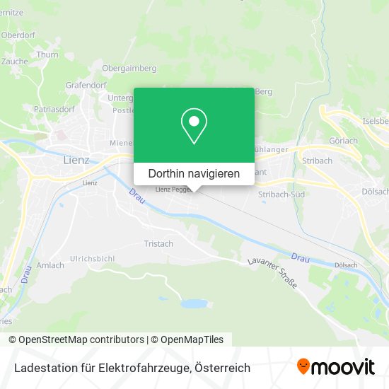 Ladestation für Elektrofahrzeuge Karte