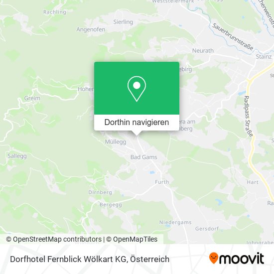 Dorfhotel Fernblick Wölkart KG Karte