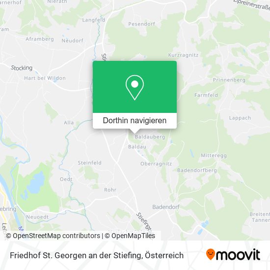 Friedhof St. Georgen an der Stiefing Karte