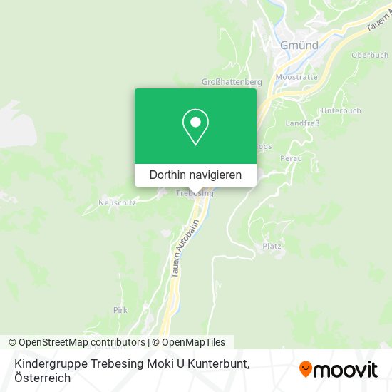 Kindergruppe Trebesing Moki U Kunterbunt Karte