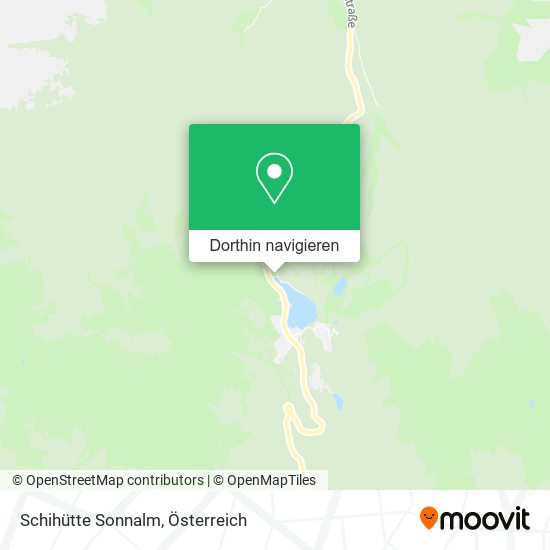 Schihütte Sonnalm Karte