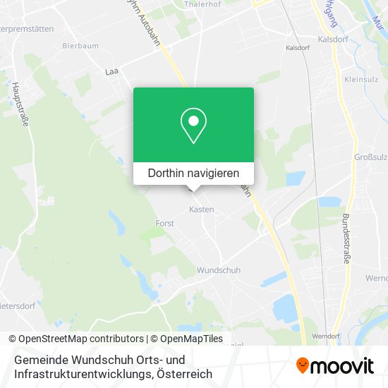 Gemeinde Wundschuh Orts- und Infrastrukturentwicklungs Karte