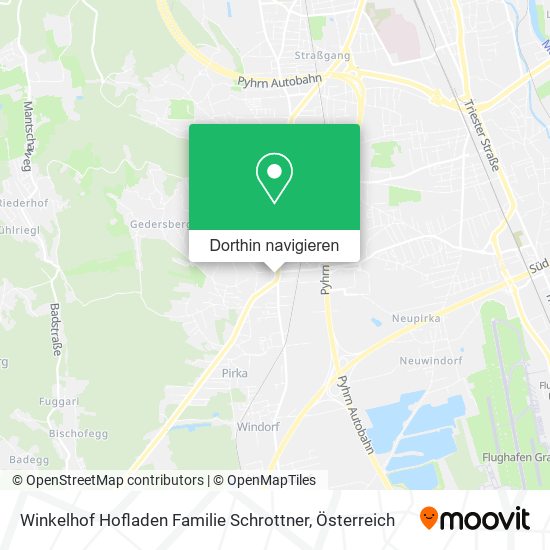 Winkelhof Hofladen Familie Schrottner Karte