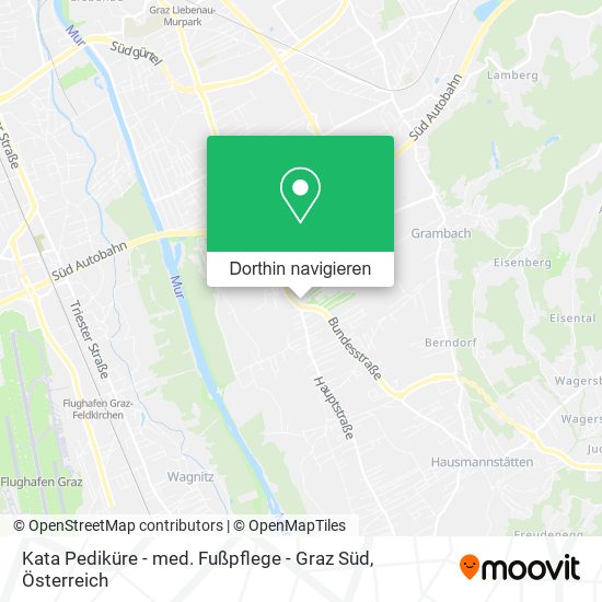 Kata Pediküre - med. Fußpflege - Graz Süd Karte