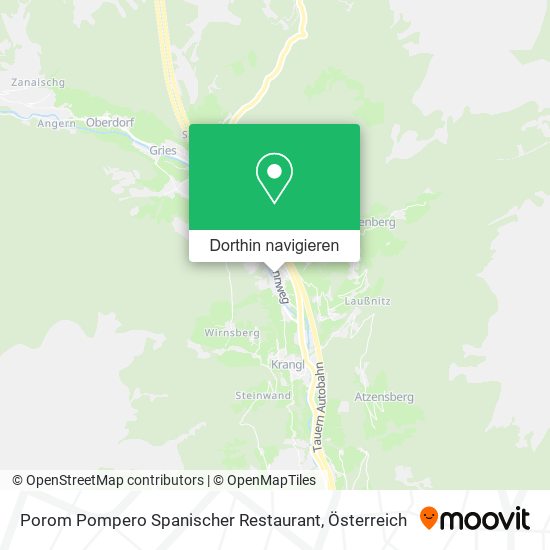 Porom Pompero Spanischer Restaurant Karte