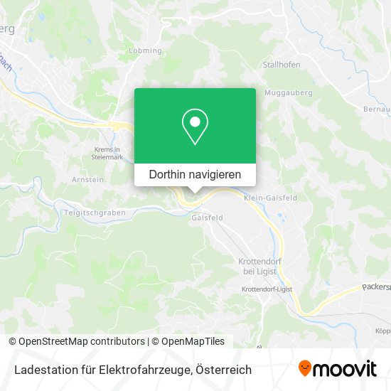 Ladestation für Elektrofahrzeuge Karte