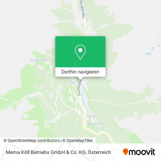 Mema Köll Betriebs GmbH & Co. KG Karte