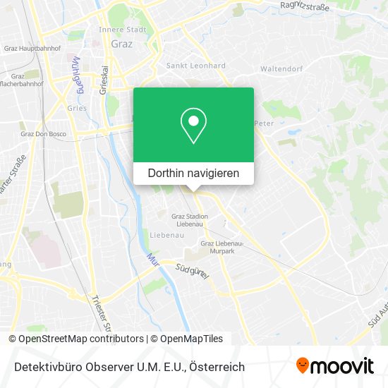 Detektivbüro Observer U.M. E.U. Karte