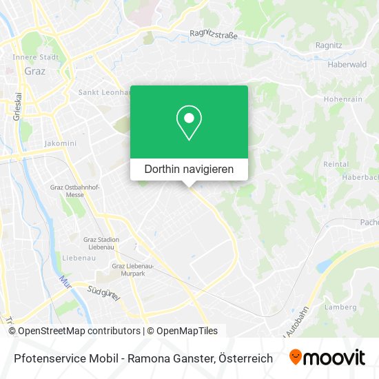 Pfotenservice Mobil - Ramona Ganster Karte