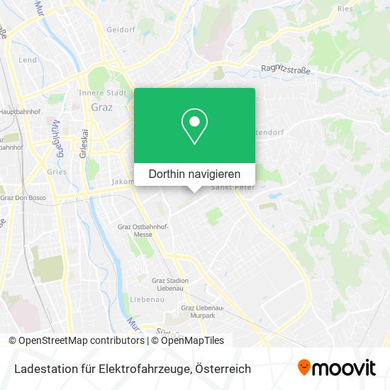 Ladestation für Elektrofahrzeuge Karte