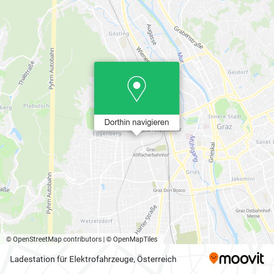 Ladestation für Elektrofahrzeuge Karte