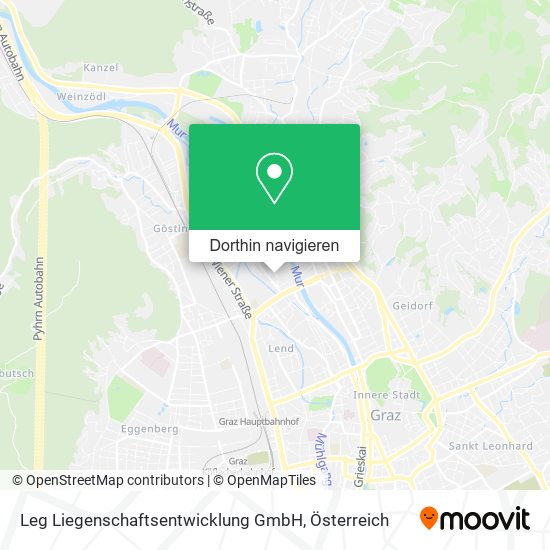 Leg Liegenschaftsentwicklung GmbH Karte