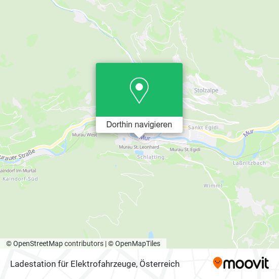 Ladestation für Elektrofahrzeuge Karte