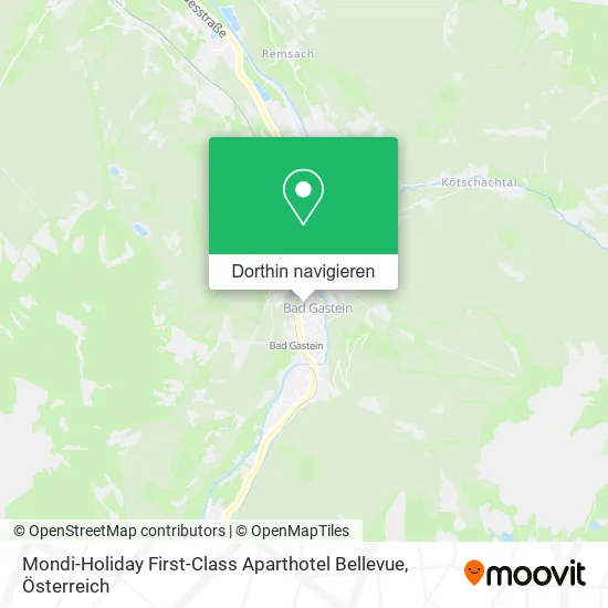 Mondi-Holiday First-Class Aparthotel Bellevue Karte