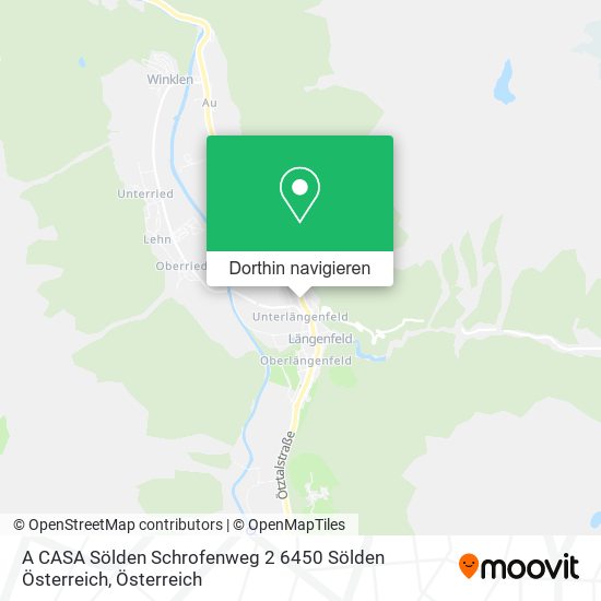 A CASA Sölden Schrofenweg 2 6450 Sölden Österreich Karte