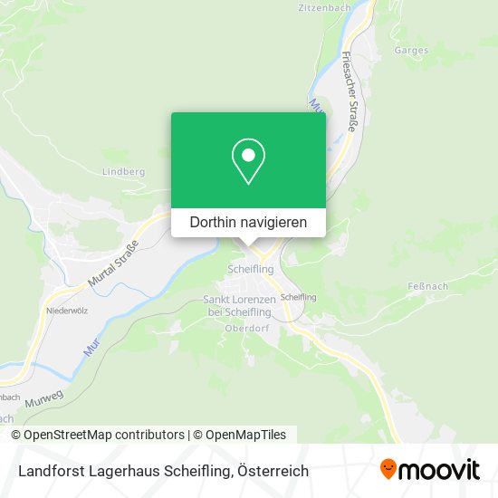 Landforst Lagerhaus Scheifling Karte