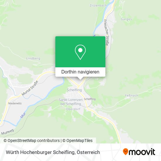 Würth Hochenburger Scheifling Karte