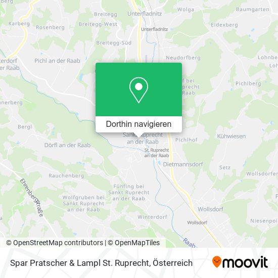 Spar Pratscher & Lampl St. Ruprecht Karte