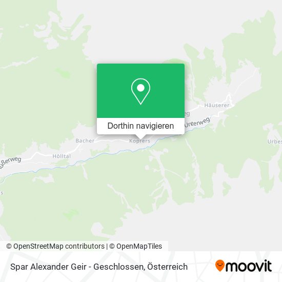 Spar Alexander Geir - Geschlossen Karte